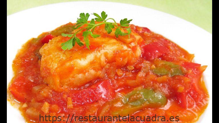 Bacalao con tomate y pimientos rojos: una deliciosa receta para disfrutar en casa