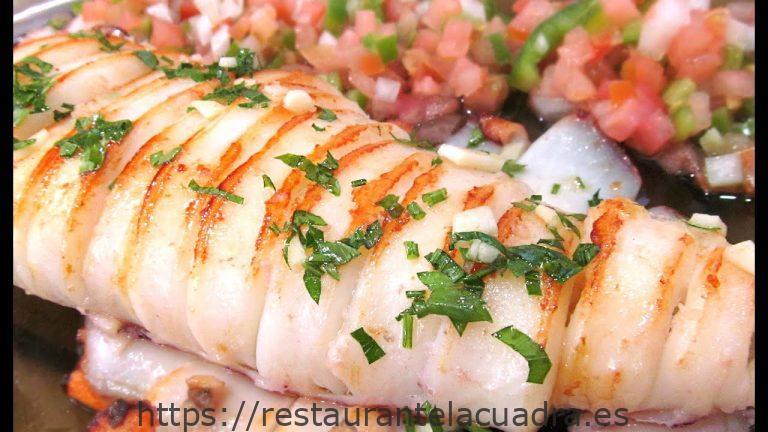 Delicioso calamar a la plancha con verduras frescas: una receta fácil y saludable
