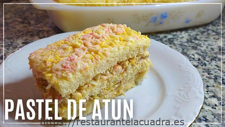 Delicioso pastel de atún y palitos de cangrejo: una receta fácil y sabrosa