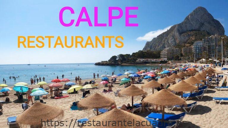 Descubre los mejores restaurantes en Calpe con menú del día