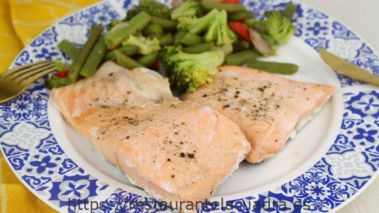 Lomos de salmón al vapor Thermomix: receta fácil y saludable