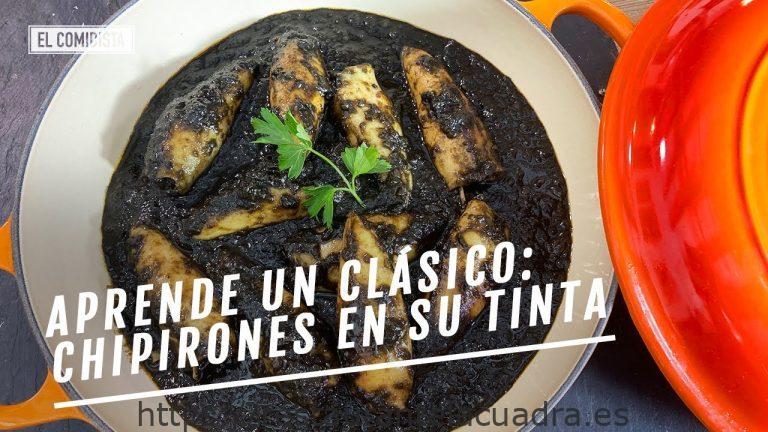 Receta de chipirones en su tinta al estilo vasco: sabores auténticos del País Vasco