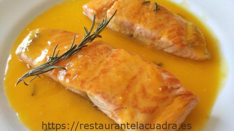 Receta deliciosa: Salmon a la naranja con cebolla | Preparación fácil y rápida