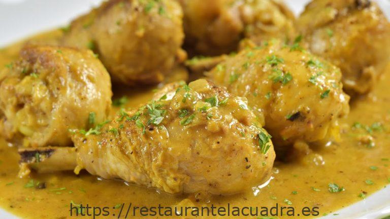 Deliciosa receta de pollo en salsa de almendras de la abuela: ¡sabor casero inigualable!