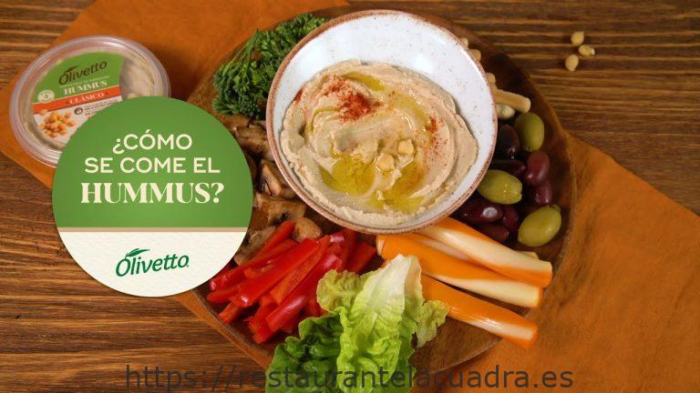 Descubre cómo se come el hummus y disfruta de esta deliciosa receta